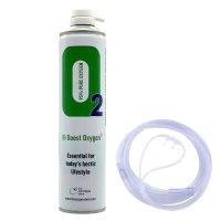 1 X O2 10 Litre Oxygen Can Inc 1 x 1.8M Tubing & Nasal Cannula