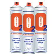 3 X O2 10 Litre Oxygen Cans Sport