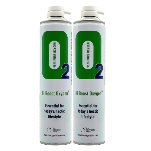 2 X O2 10 Litre Replacement Oxygen Cans 