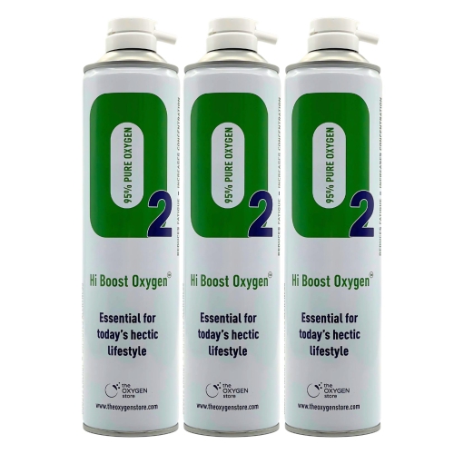 3 X O2 10 Litre Replacement Oxygen Cans 